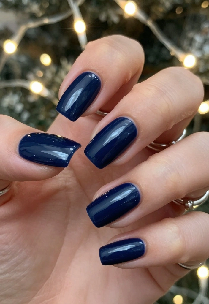 10 Best Nail Polish Colors for That Perfect Sharp Nail Look! - 2. Elegant Midnight Blue 1