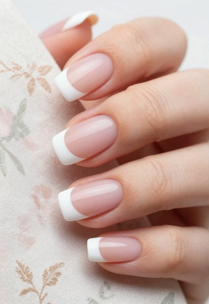 10 Best Nail Polish Colors for That Perfect Sharp Nail Look! - 5. Classic French Manicure 1