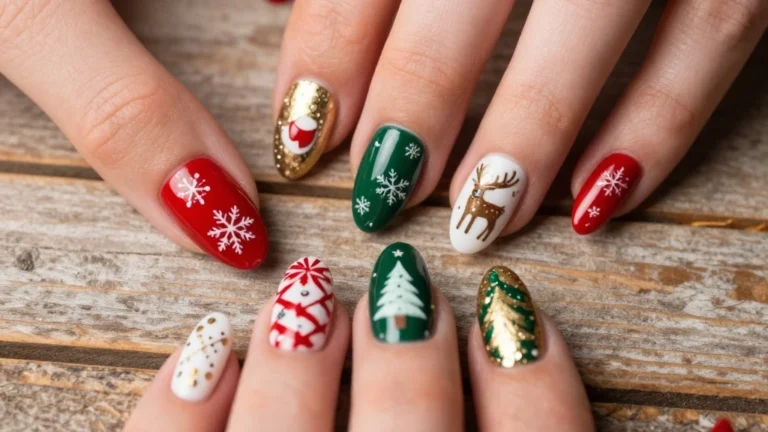 10 Cute Christmas Nail Designs That Are Perfect for Any Holiday Gathering!
