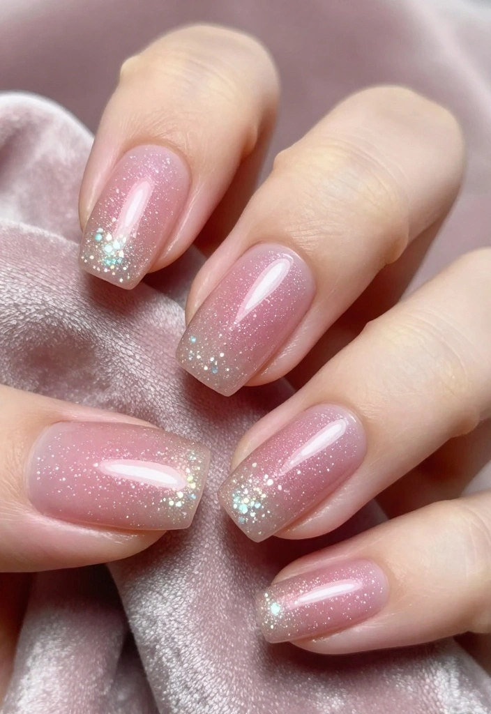 10 Eye-Catching Bling Acrylic Nails for the Ultimate Glam Look! - 1. Diamond Dust Delight 1