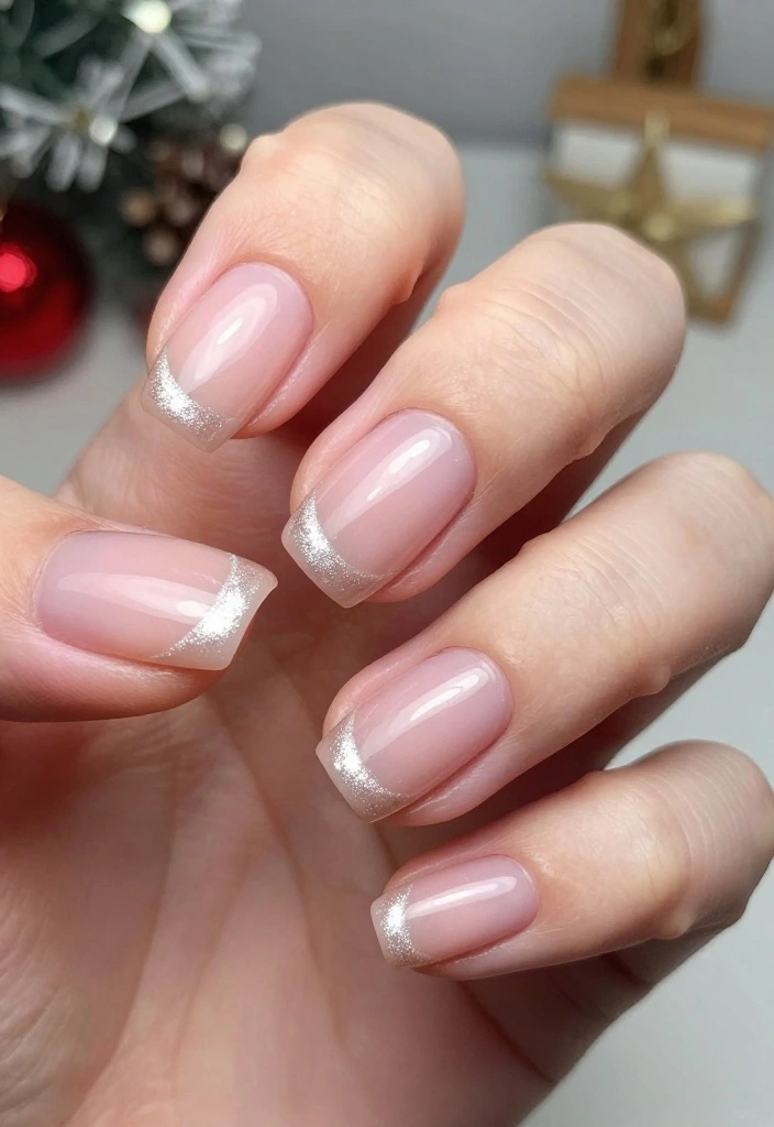 10 Jaw-Dropping Cat Eye Christmas Nails That Will Leave Everyone in Awe! - 7. Classic French Twist 1