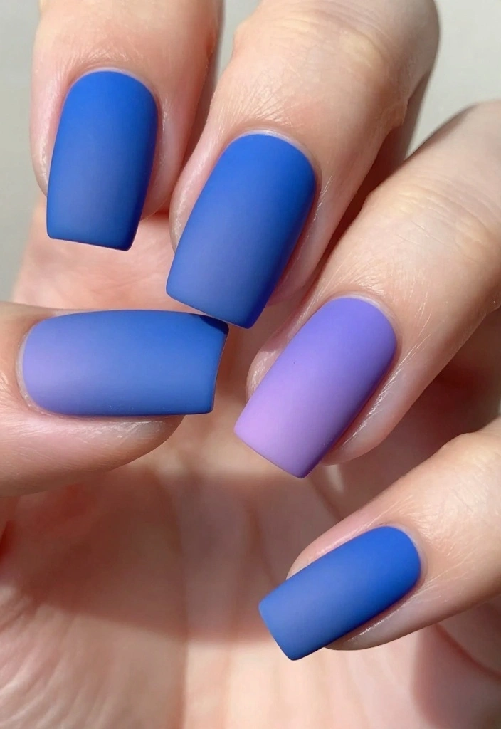 10 Jaw-Dropping Matte Nails Designs You Never Knew You Needed! (#3 Is a Must-See!) - 6. Vibrant Ombre 1