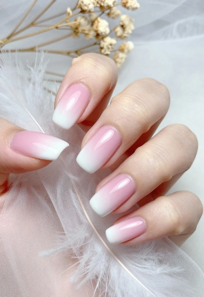 10 Minimalist Fake Nails Designs for a Chic Look (You’ll Love #2!) - 5. Minimalist Ombre 1