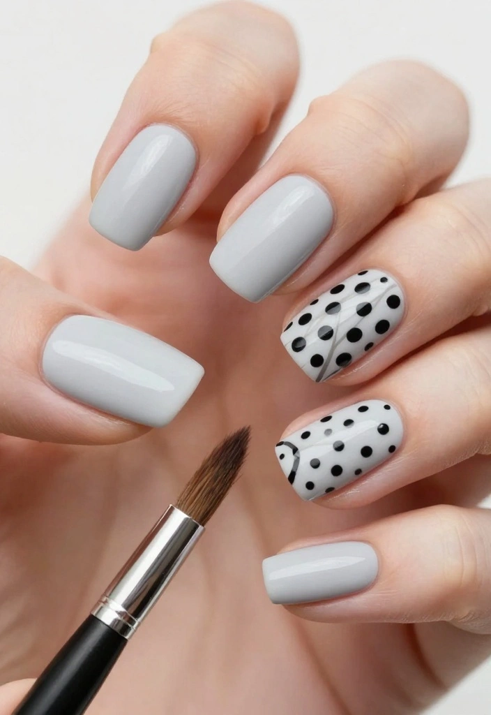 10 Minimalist Fake Nails Designs for a Chic Look (You’ll Love #2!) - 6. Negative Space Designs 1