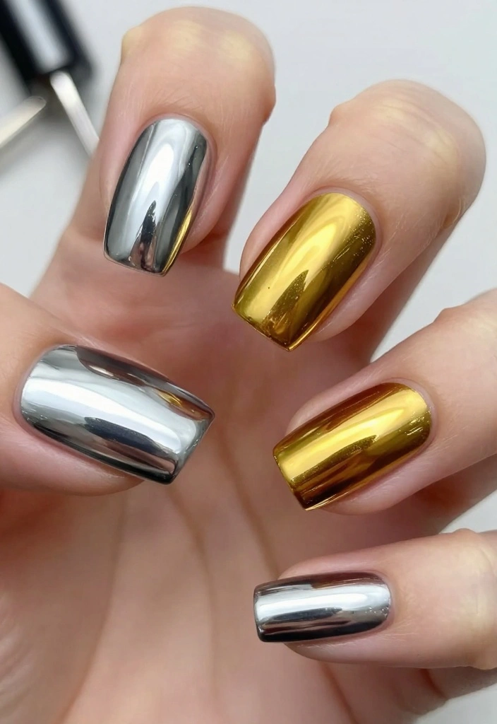 10 New Nail Trends You’ll Want to Try Before They Go Viral! - 6. Chrome Finish 1