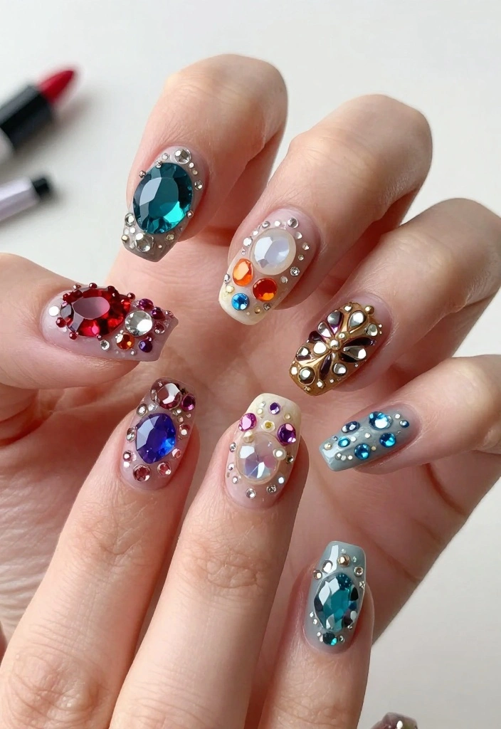 10 New Nail Trends You’ll Want to Try Before They Go Viral! - 8. 3D Nail Art 1