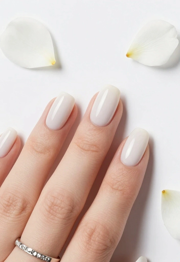10 Stunning Neutral Cat Eye Nails That Will Elevate Your Style Instantly! - 3. Creamy White Cat Eye 1