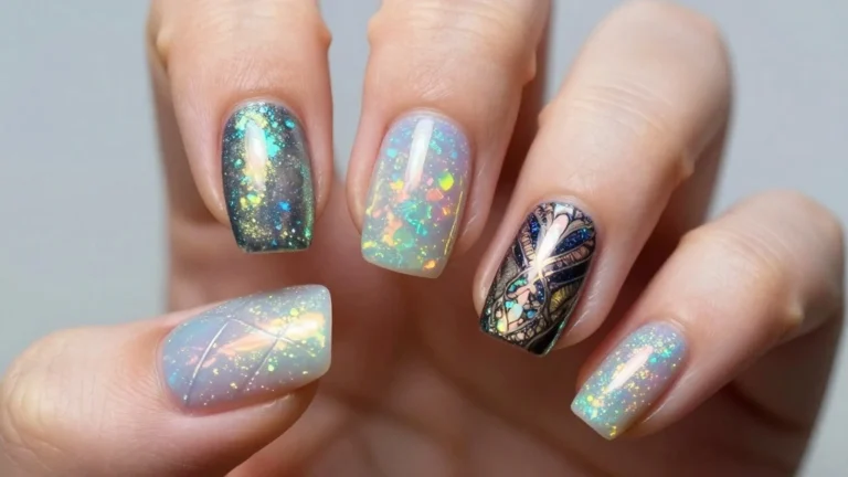 10 Stunning Opal Nails Designs That Will Make Your Friends Green with Envy!