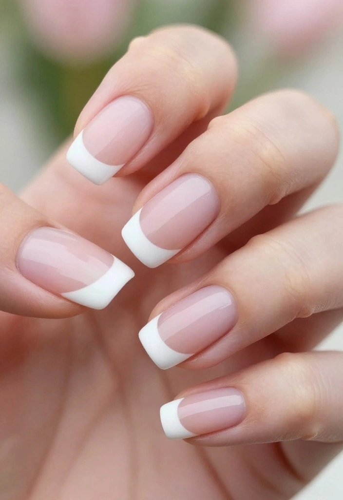 10 Stunning Spring Acrylic Nails Designs That Will Make Heads Turn! - 10. Classic French Twist 1