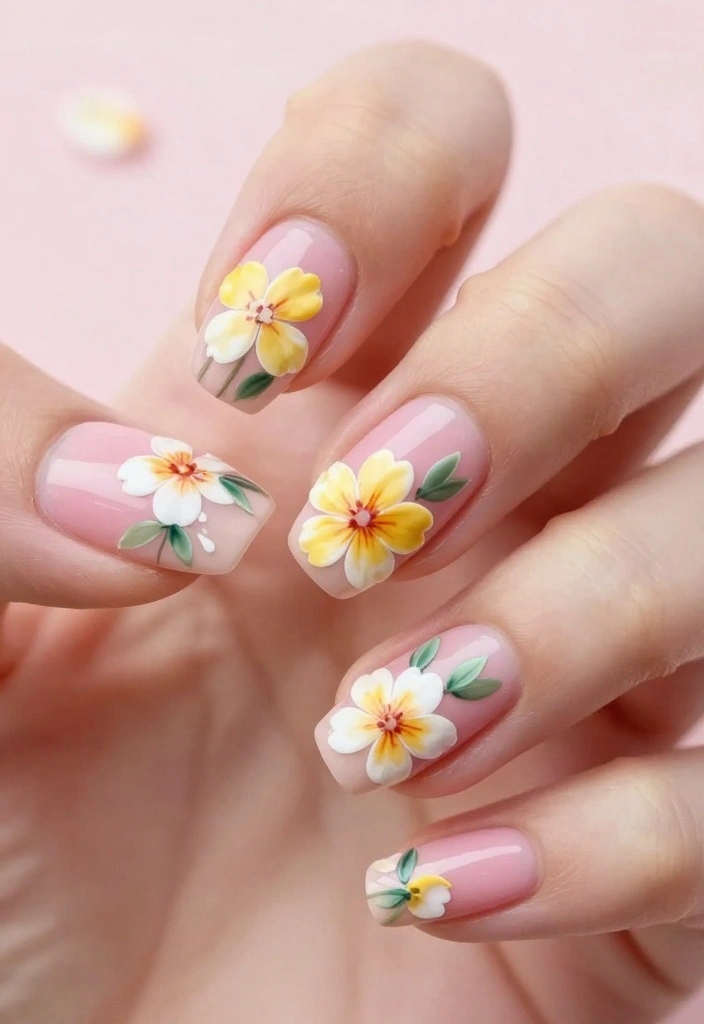 11 Stunning Nail Spring Designs You Need to Try This Season (You Won't Believe #6!) - 1. Floral Frenzy 1