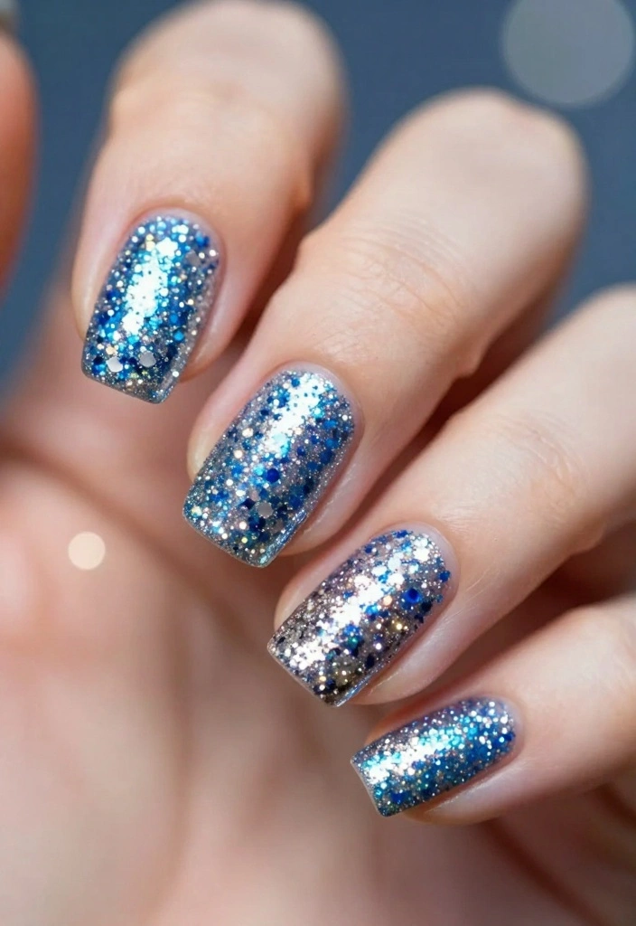 11 Stunning Nail Spring Designs You Need to Try This Season (You Won't Believe #6!) - 11. Glitter Galore 1