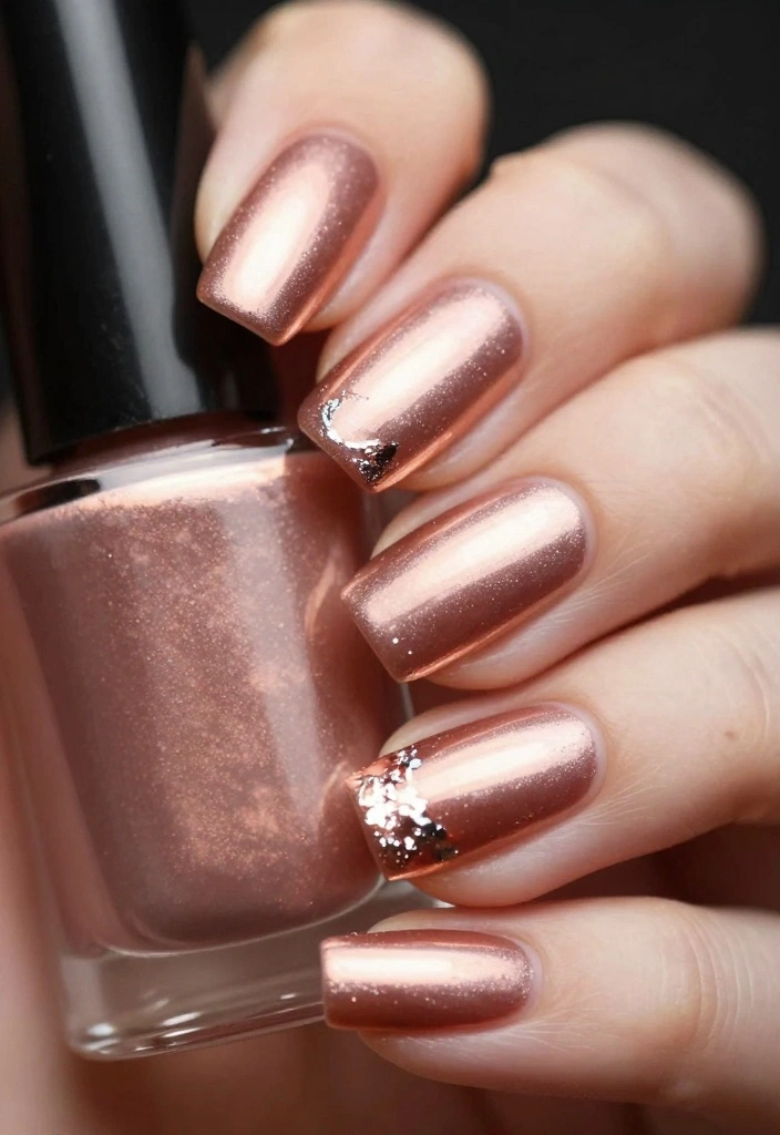 11 Stunning Nail Spring Designs You Need to Try This Season (You Won't Believe #6!) - 6. Metallic Magic 1