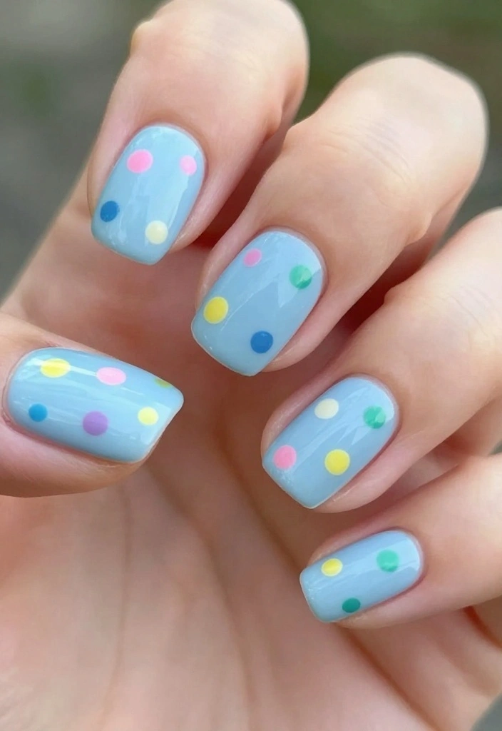 11 Stunning Nail Spring Designs You Need to Try This Season (You Won't Believe #6!) - 9. Dotted Delight 1