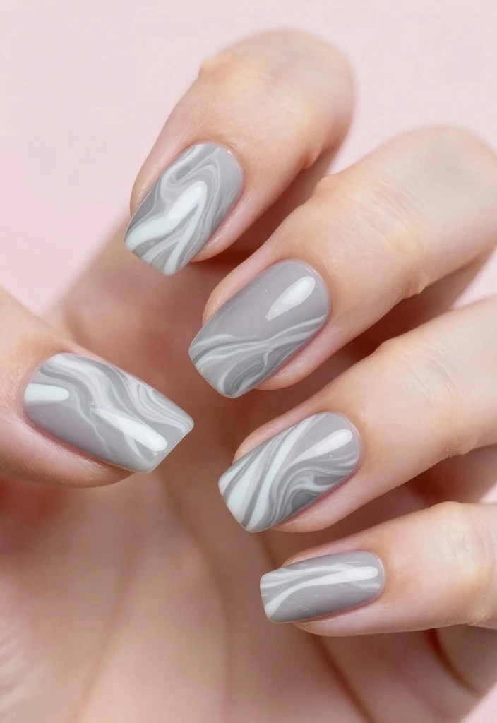 12 DIY Nail Ideas That Will Transform You Forever! - 7. Marble Effect 1
