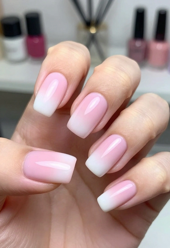 12 DIY Natural Acrylic Nails That Will Blow Your Mind (And Your Friends' Too!) - 1. Ombré Dream 1