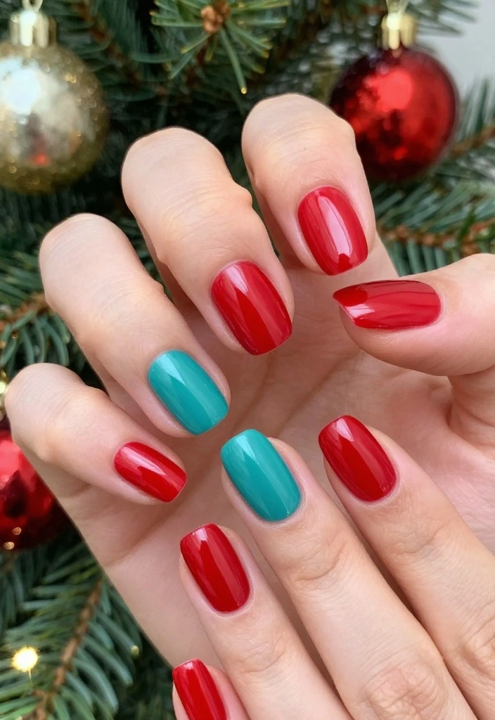 12 Festive Trendy Nail Art Ideas That Will Dazzle Your Friends! - 2. Festive French Tips 1