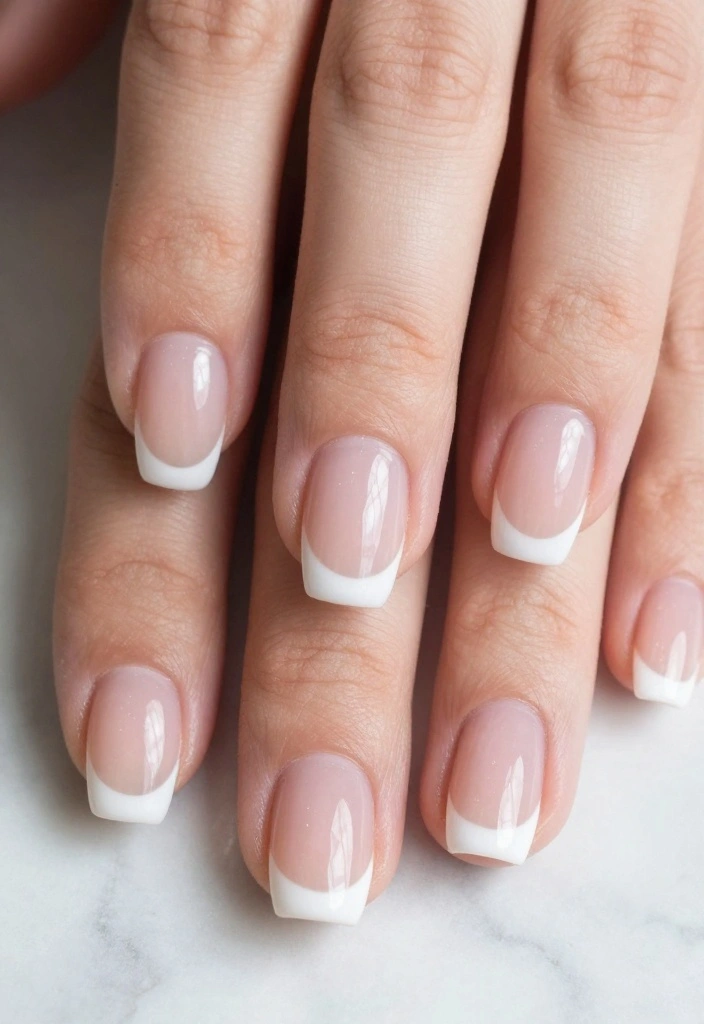 12 Must-Try Transparent Nail Styles That Are Taking Over Fashion This Season! - 3. Minimalistic Transparent French Tips 1