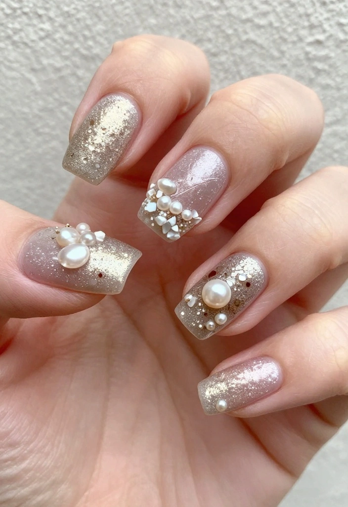 12 Must-Try Transparent Nail Styles That Are Taking Over Fashion This Season! - 9. Textured Transparent Nails 1