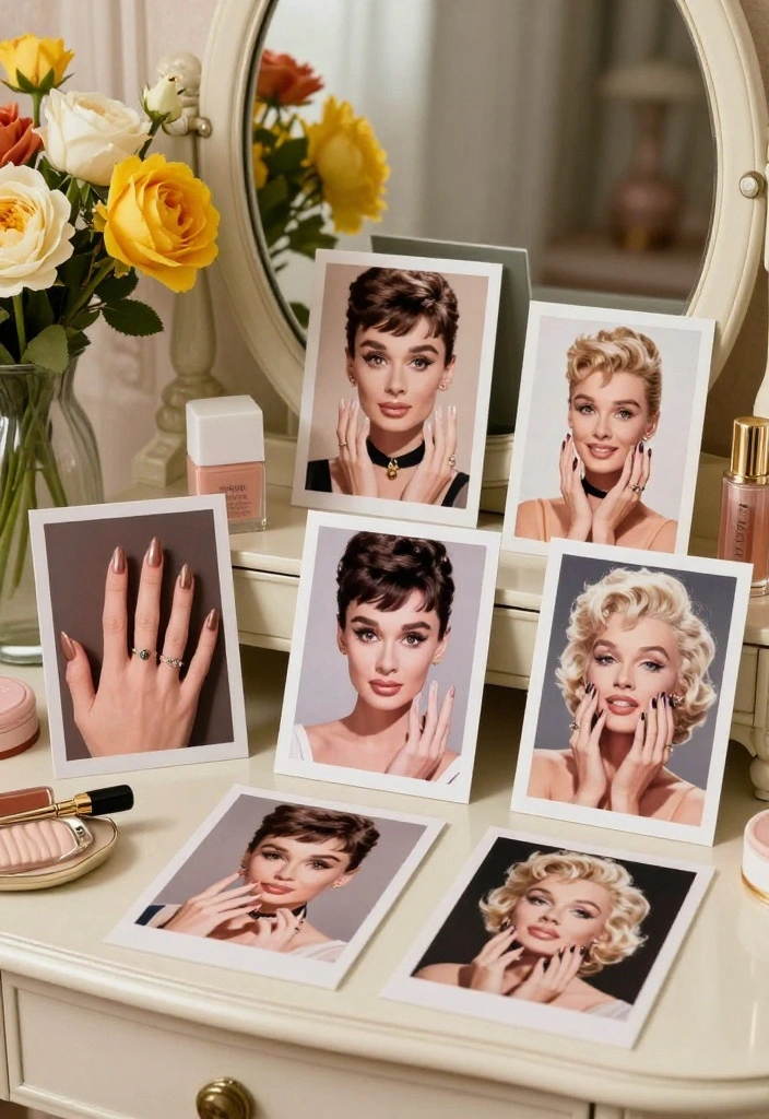 12 Nail Care Secrets for Gorgeous Vintage Nails (You'll Thank Us for #5!) - 11. Stay Inspired by Vintage Icons 1