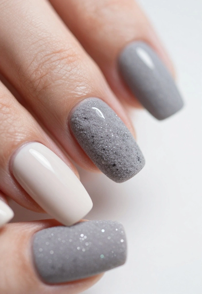 13 Chic and Modern USA Nails Designs for the Fashionista in You! - 6. Textured Designs 1