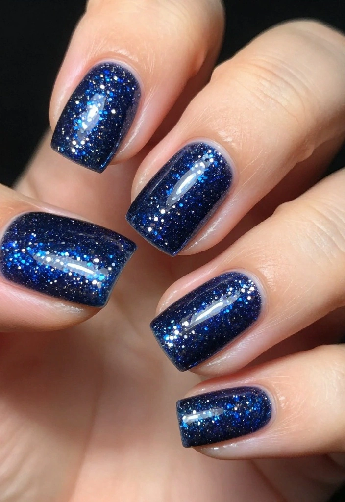 13 Elegant Chic Nail Art Styles That Will Have Everyone Asking for Your Secret! - 11. Glitter and Glam 1