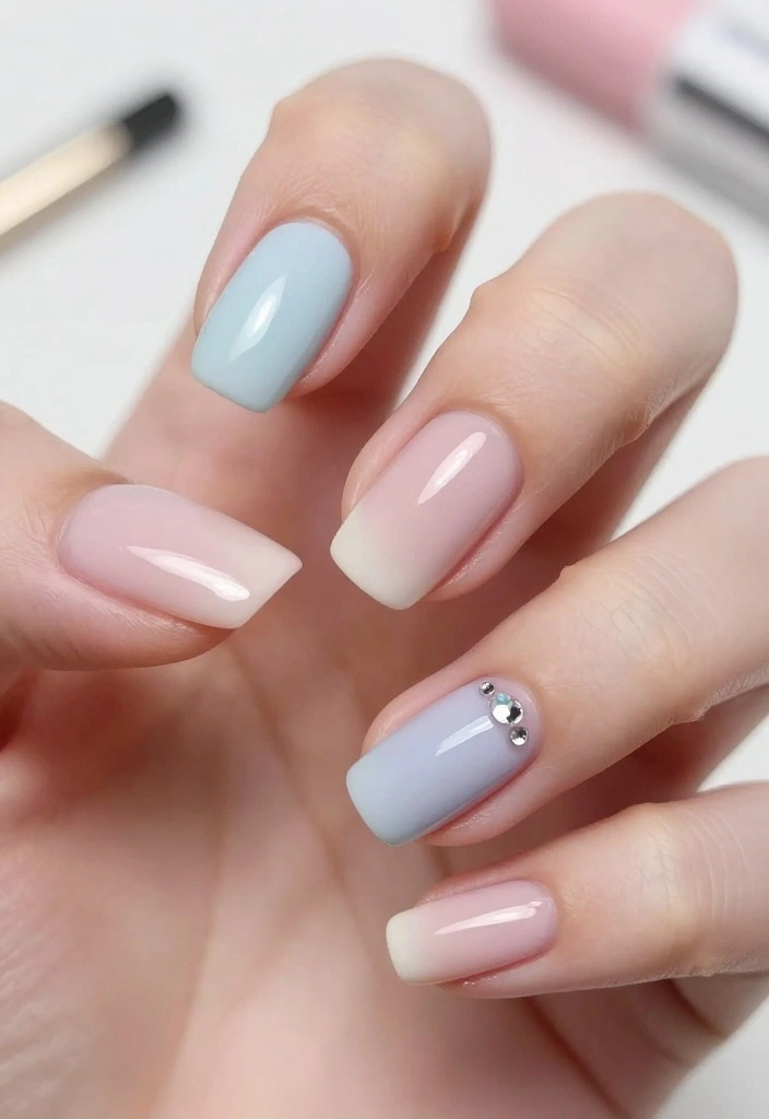 13 Must-Try Gem Nails Trends That Everyone Will Be Talking About! - 2. Minimalist Glam 1