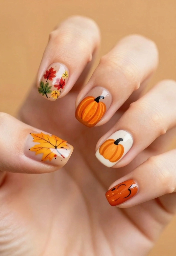 14 Cute Nail Art Designs You’ll Wish You Tried Sooner! - 10. Seasonal Themes 1