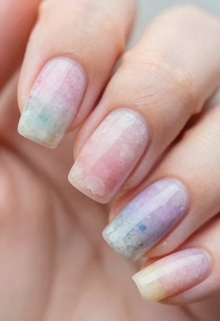14 Cute Nail Art Designs You’ll Wish You Tried Sooner! - 12. Whimsical Watercolor 1