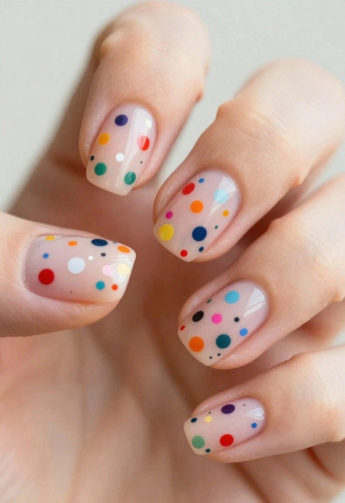 14 Cute Nail Art Designs You’ll Wish You Tried Sooner! - 4. Confetti Craze 1