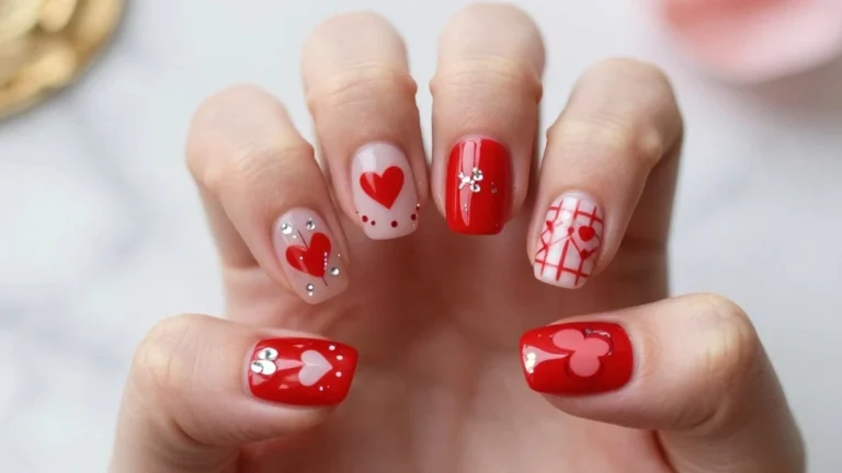 14 Cute Nail Ideas That Will Elevate Your Red Nails to a New Level!