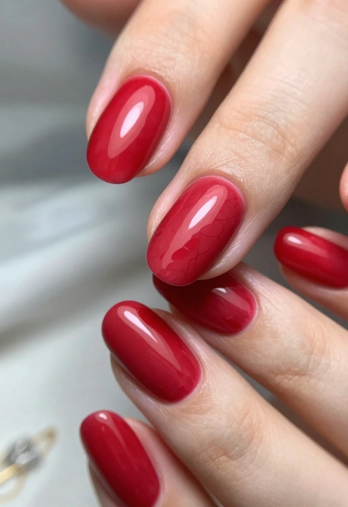 14 Cute Nail Ideas That Will Elevate Your Red Nails to a New Level! - 8. Textured Nail Art 1