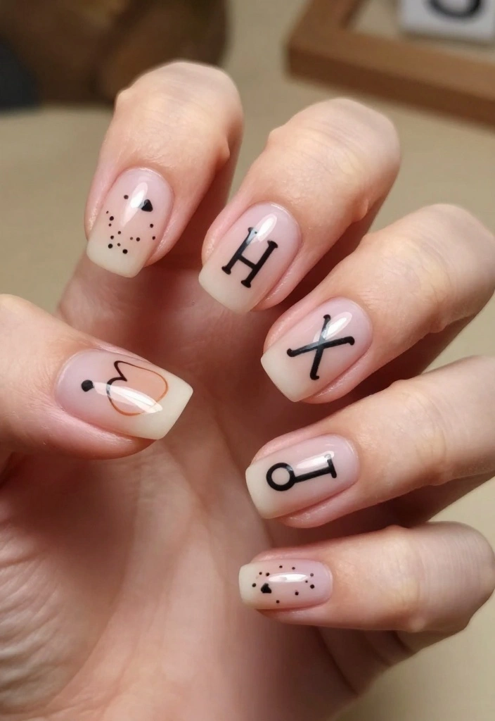 14 Extra Short Nail Ideas That Are So Stylish, You’ll Want To Try Them All! - 14. Personal Touches 1