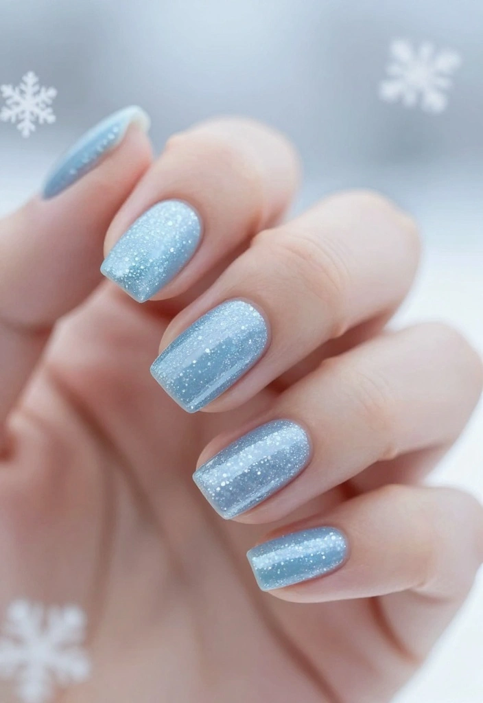 14 Festive Nail Looks for Christmas That Will Blow Your Mind! - 9. Frosted Tips 1