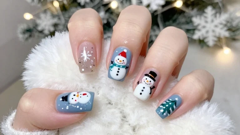 14 Festive Snowman Nails That Will Make You the Star of Every Holiday Party!