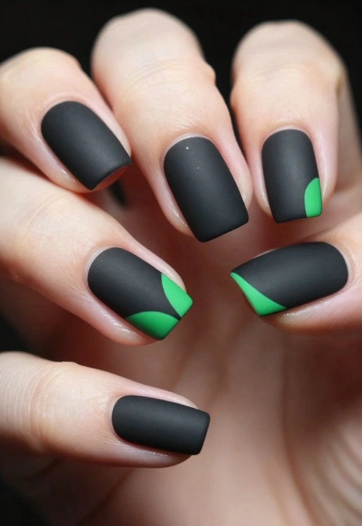 14 Jaw-Dropping Celebrity Nail Paint Looks to Inspire Your Next Mani! - 5. Billie Eilish’s Edgy Black and Green 1