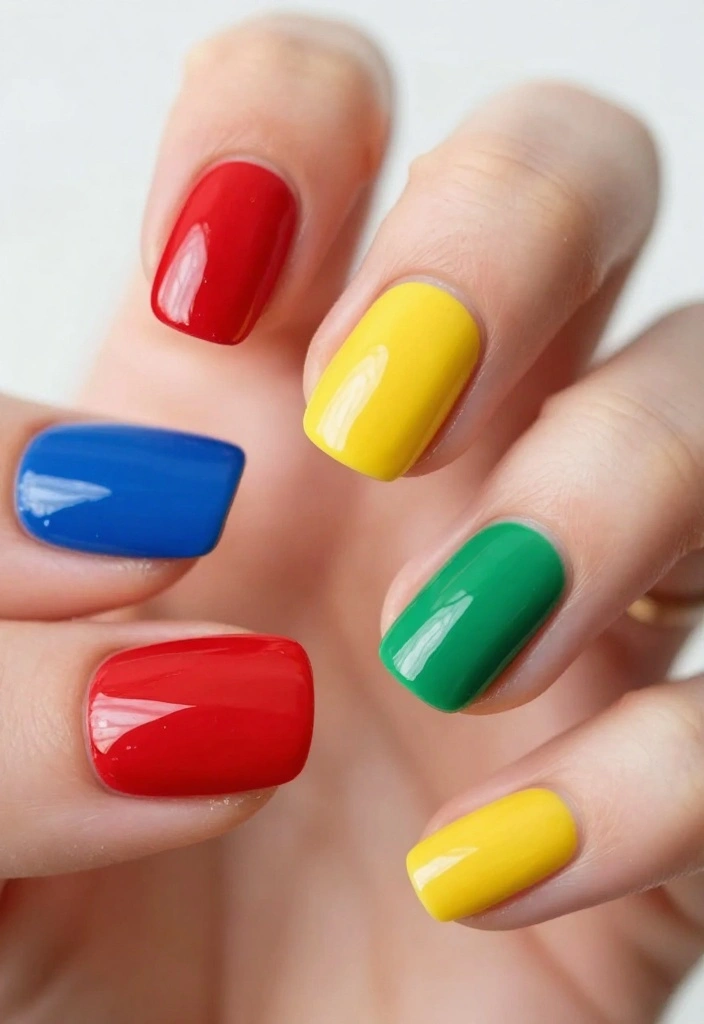 14 Must-Try Spring Nail Design Ideas for a Perfect Manicure! - 10. Rainbow Nails 1
