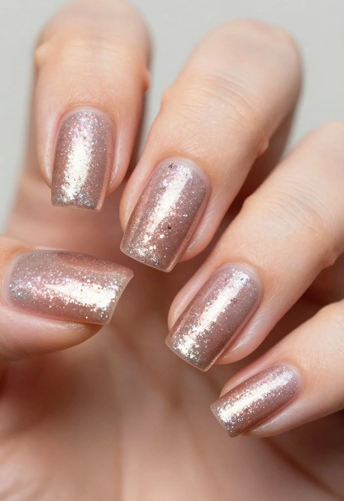 14 New Nail Art Designs You Can Master in Minutes! - 13. Glitter Stripes 1