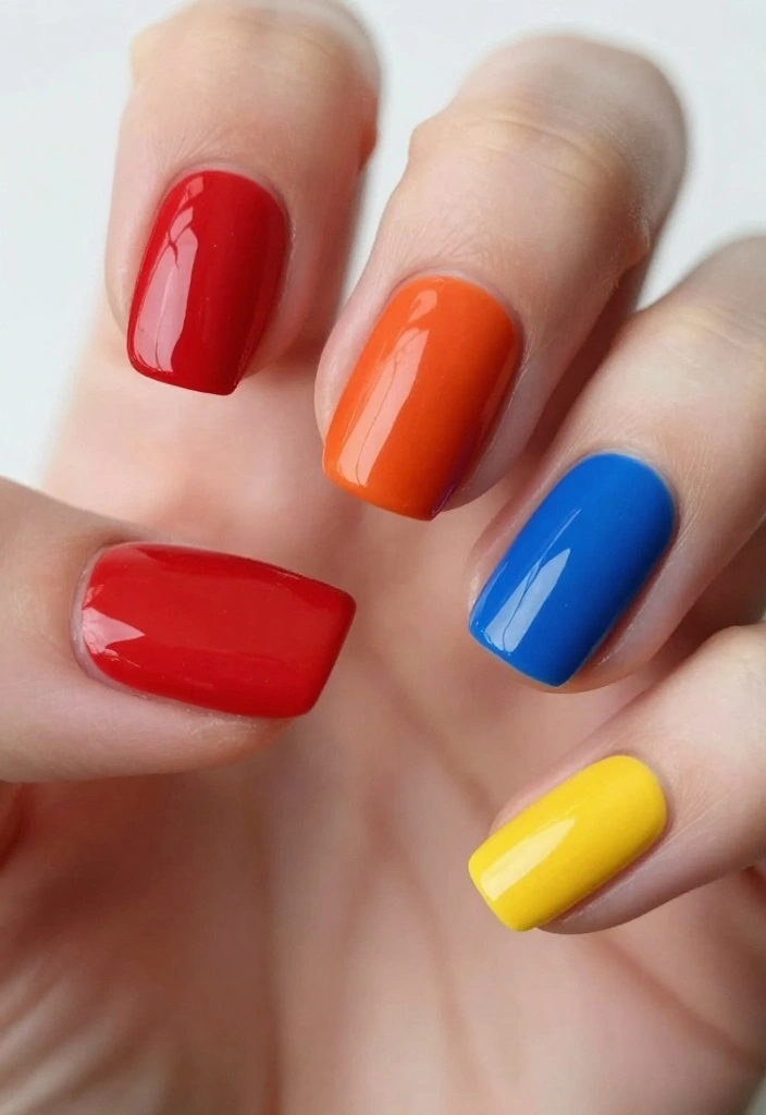 14 New Nail Art Designs You Can Master in Minutes! - 9. Color Blocking 1