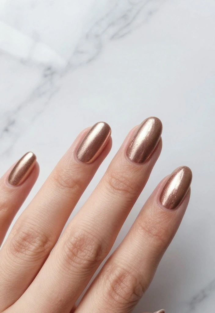 15 Classy Birthday Nails That Will Keep Your Hands Looking Fabulous (Wait for #1!) - 5. Metallic Marvels 1