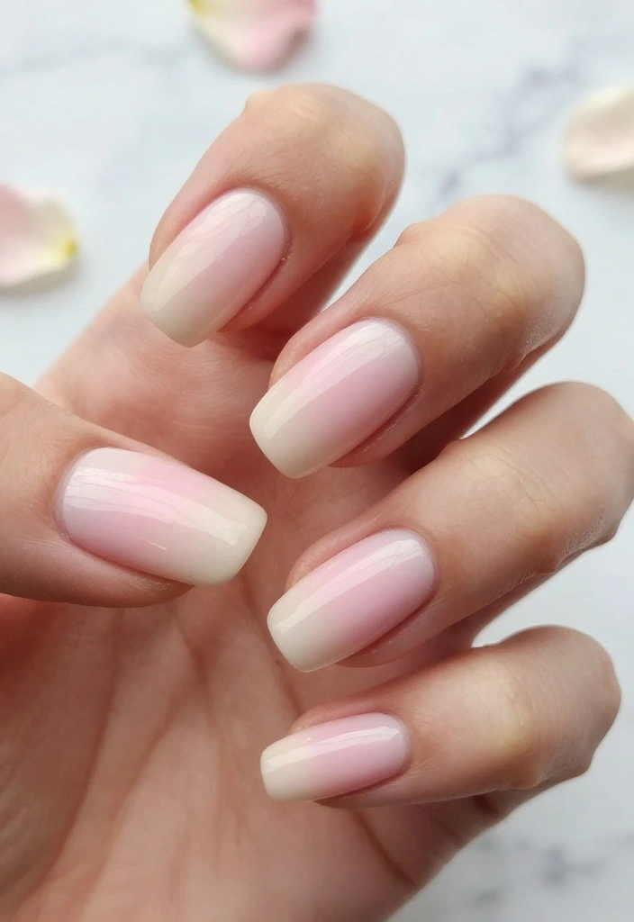 15 Clean Nail Designs That Are So Chic, You'll Want to Show Them Off Everywhere! - 1. Nude Ombre Bliss 1
