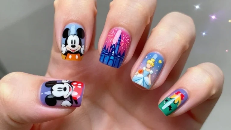 15 Fun Disneyland Nail Inspirations That Will Transport You to the Magic Kingdom! ✨
