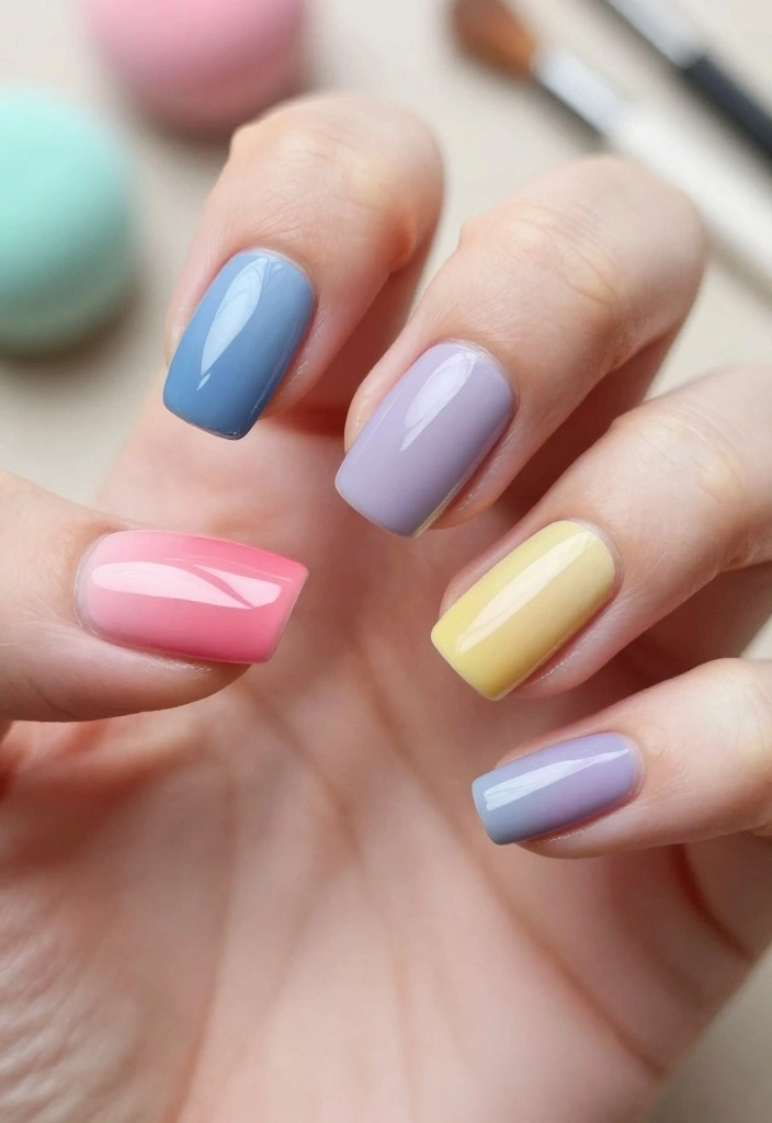 15 Must-Try Glue On Nail Trends That Will Elevate Your Style Instantly! - 13. Gradient Nail Art 1