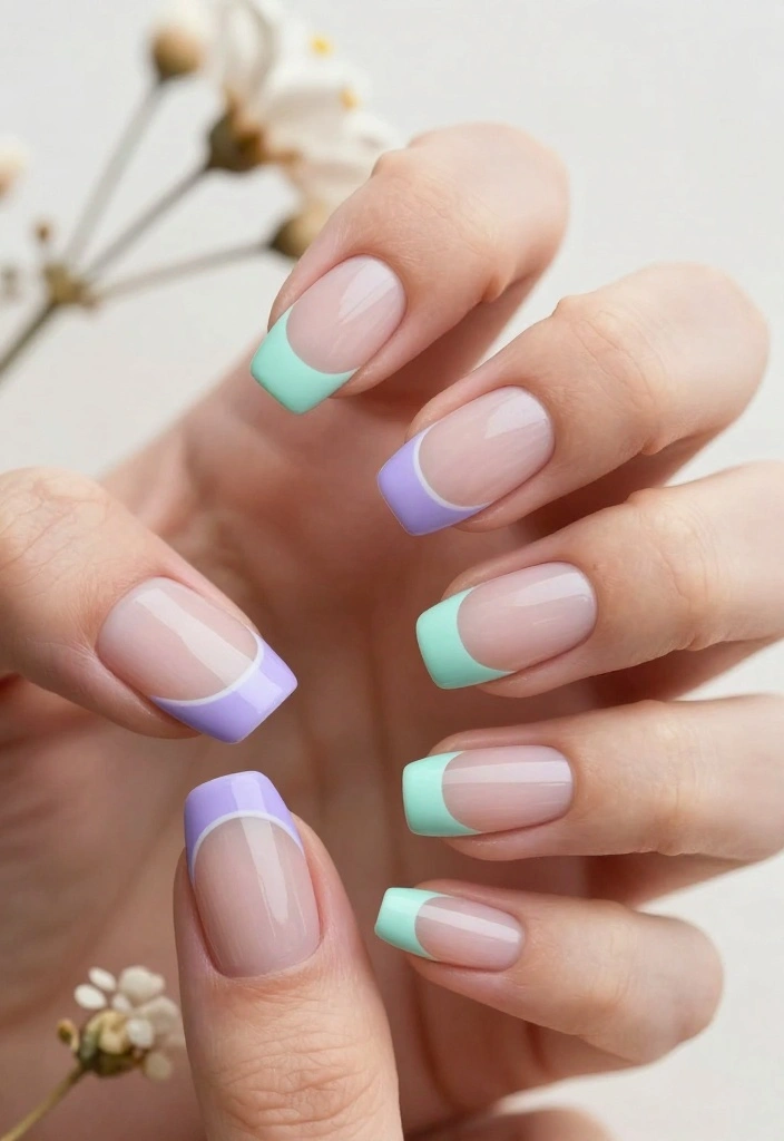 15 Must-Try Glue On Nail Trends That Will Elevate Your Style Instantly! - 8. Classic French with a Twist 1