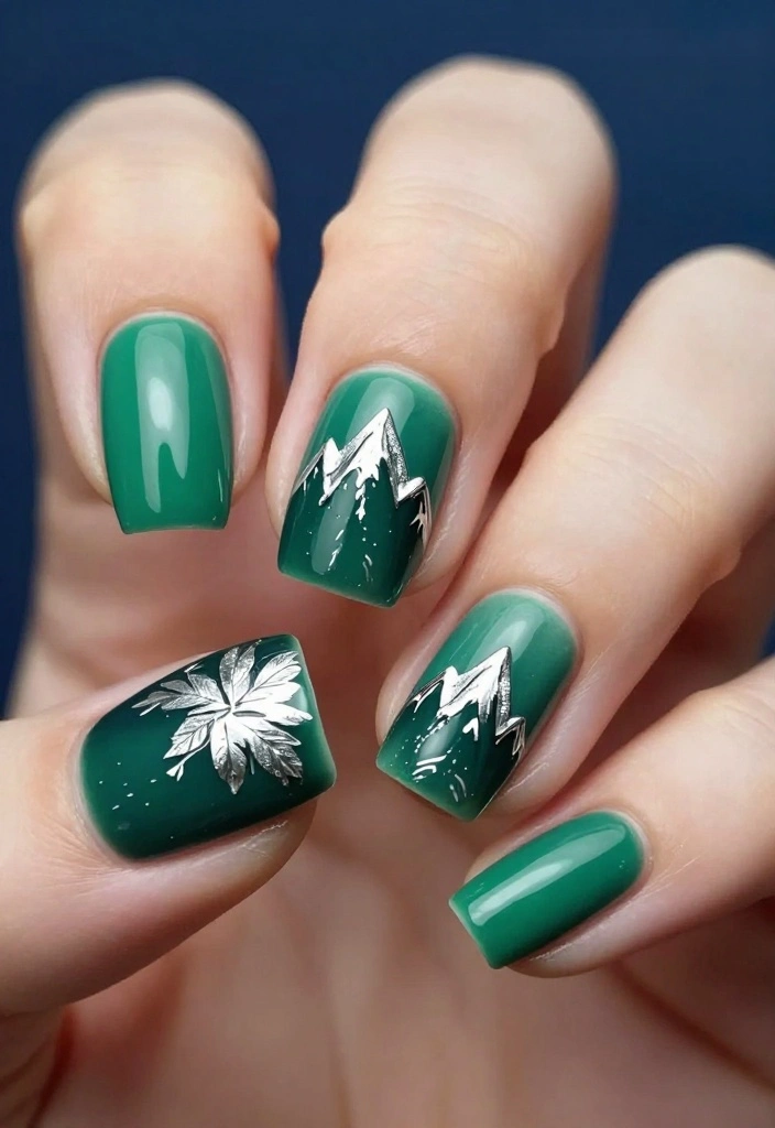15 Nail Shapes and Care Tips for Gorgeous Hands (Your Manicure Game Will Change!) - 10. Mountain Peak 1