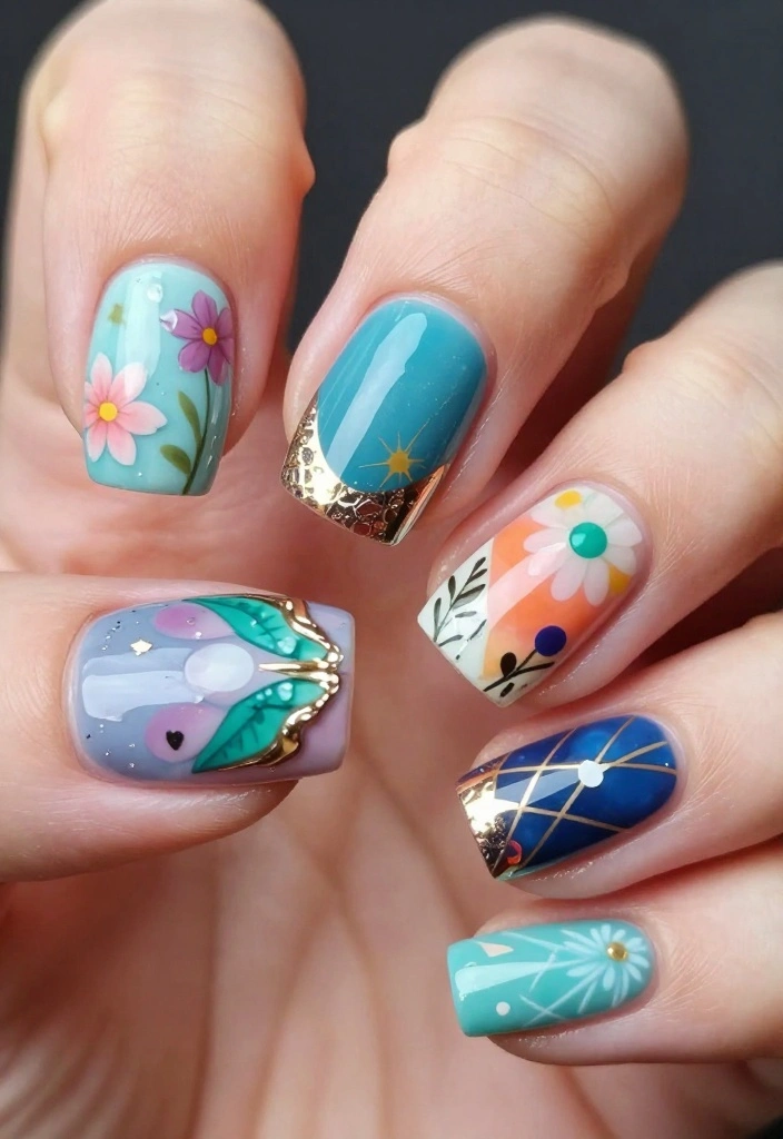 15 Nail Shapes and Care Tips for Gorgeous Hands (Your Manicure Game Will Change!) - 15. Artistic 1