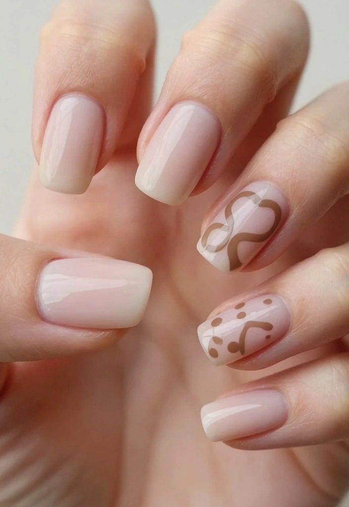 15 Perfect Kiss Nails You To Try This Season! - 13. Negative Space 1