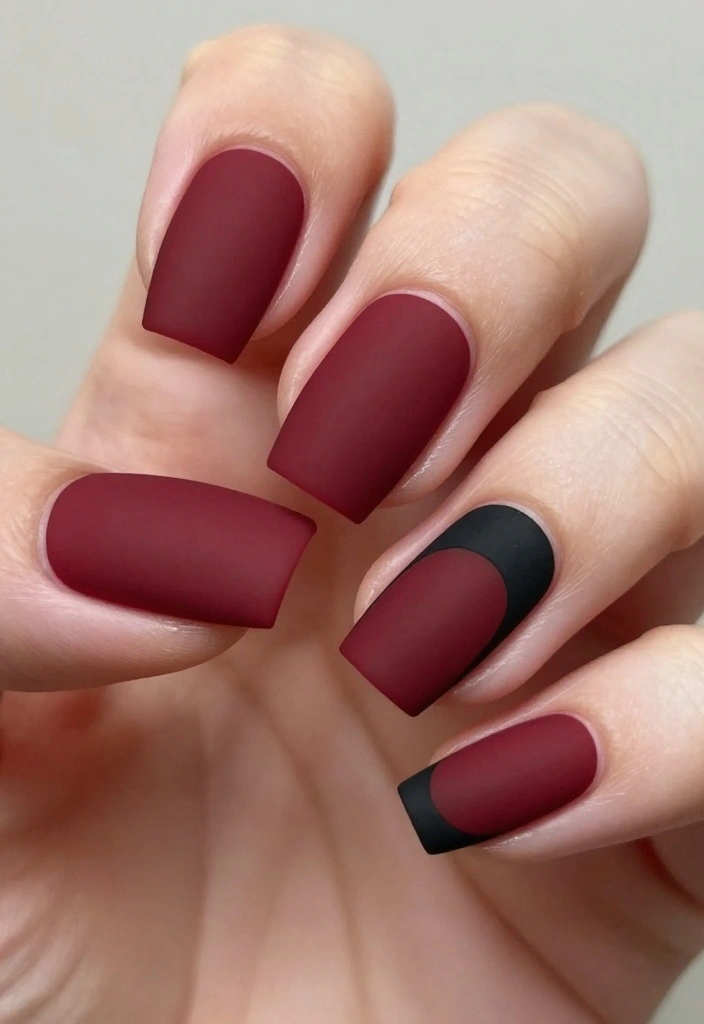 15 Perfect Kiss Nails You To Try This Season! - 7. Matte Finish 1