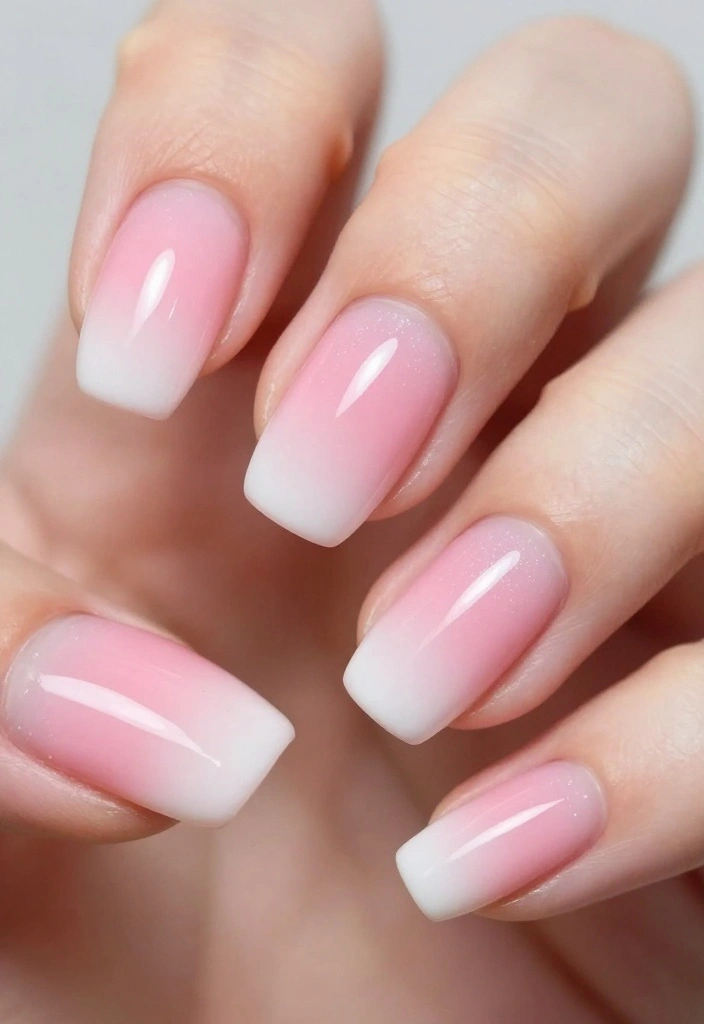 15 Trendy Angel Nails That Are Pure Magic (Don't Miss #8!) - 6. Heavenly Ombre 1