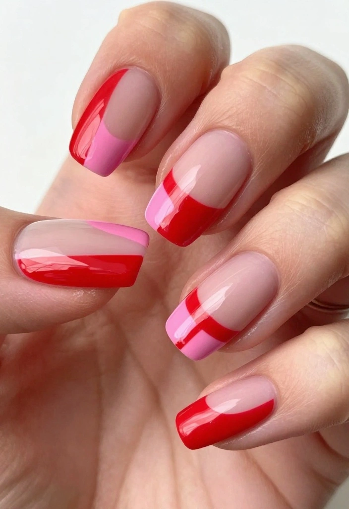15 Trendy Valentine's Day Nail Designs That Will Make You Fall in Love (Wait Until You See #3!) - 10. Love Stripes 1