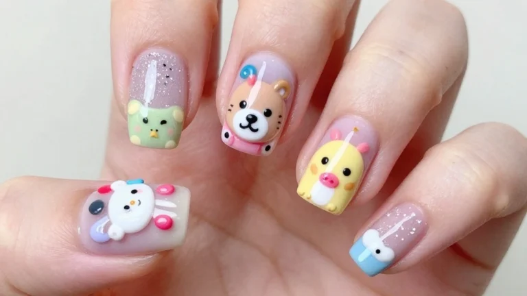 16 Adorable Smiski Nails That Are Just Too Cute to Ignore!